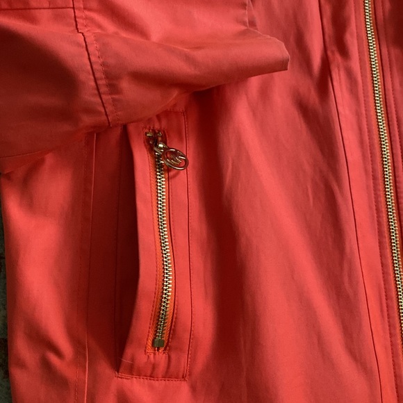 Like New Michael Kors Rainjacket - Coral - Petite XL - Picture 6 of 11